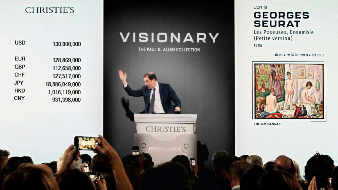 Nhà đấu giá Christie's lập kỷ lục doanh thu sau 256 năm