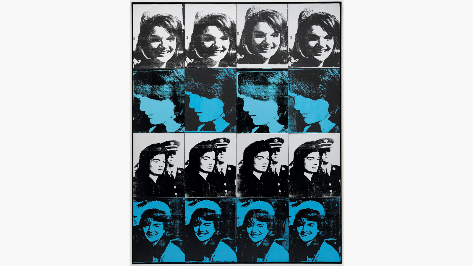 Andy Warhol, Sixteen Jackies, 1964.